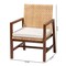Bali & Pari Lovina Bohemian Light Honey Rattan and Acacia Wood Arm Chair 245-13574-ZORO - alternate 3